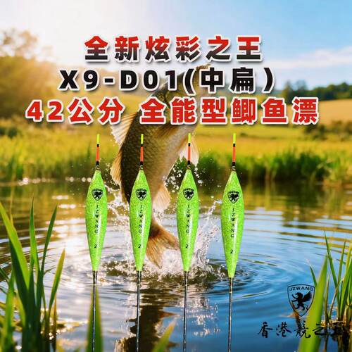 纳米中扁鲫鱼漂炫彩全能型