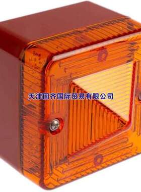e2s L101XDC024BR/A 警示灯 红色灯身，琥珀色灯罩 电压24V直流