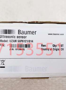 Baumer CH-8501 Frauenfeld UZAM 50P6121/S14 堡盟超声波传感器