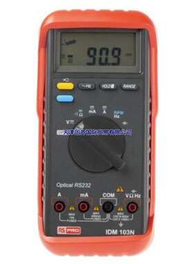 欧时RS PRO万用表 IDM103N 1000V交流和直流10A 40MΩ电阻40mF