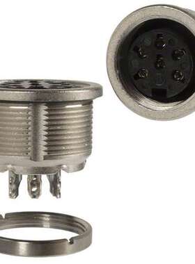 现货Amphenol/C091 31N006 100 2连接器母形插口DIN 6P原装正品