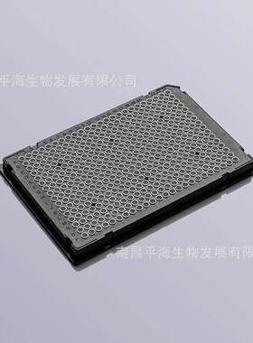 PC-384-FS-0040-BW 384孔40ul全裙边PCR板A24切角黑框白管