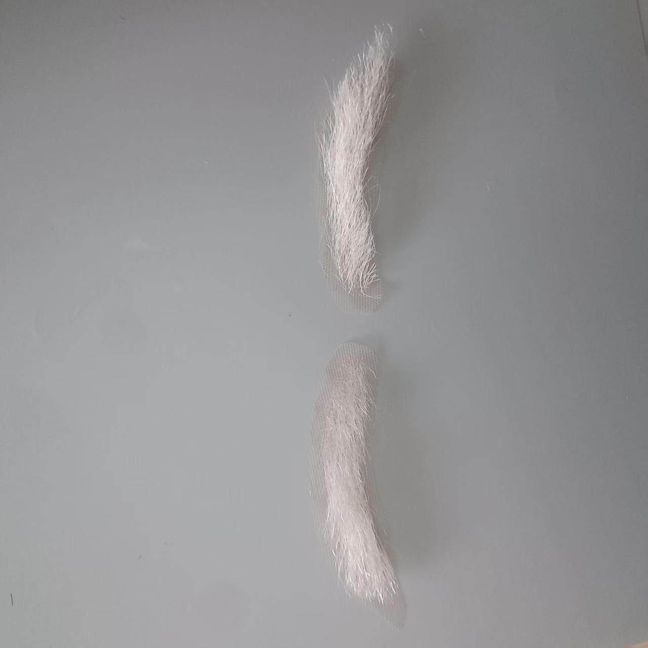 仿真眉毛 假眉毛 古装影视道具眉毛白色黑色花色
