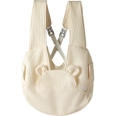 简约交叉式胸前双肩包