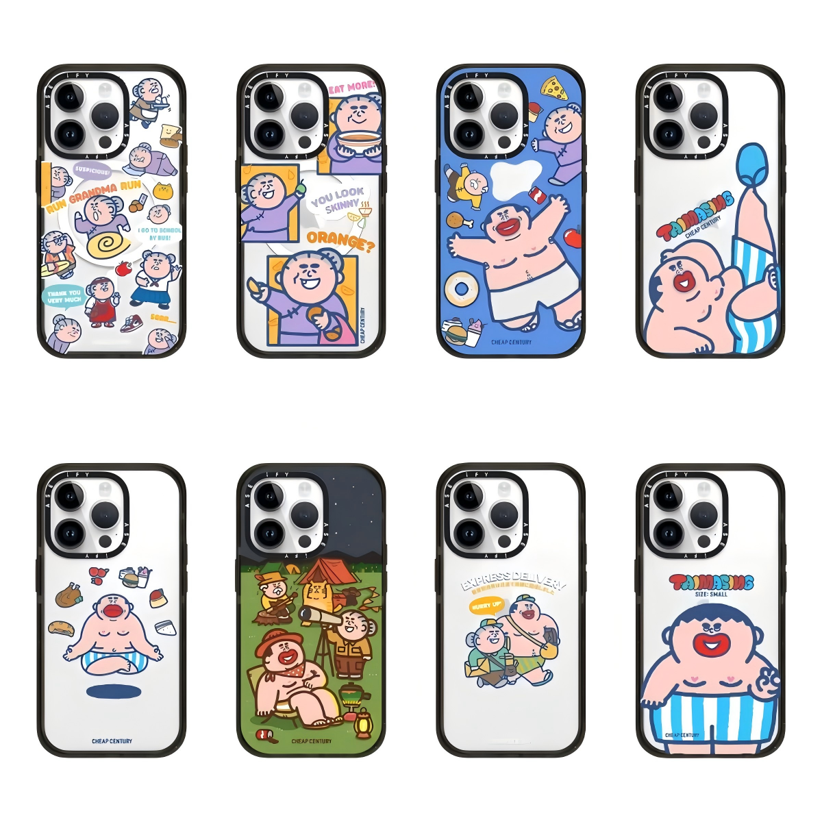 CASETi手机壳联名趣味漫画搞怪快跑老奶奶阿婆适用iPhone16ProMax苹果15 14 13 12Magsafe磁吸充电华强北代购