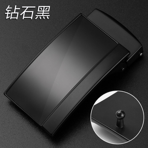 钻石黑皮带扣头平滑扣裤带扣单扣