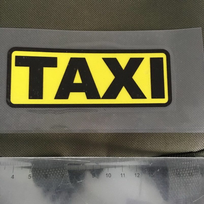 潮流趣味改装车贴hella flush jdm风格通用疯狂taxi反光