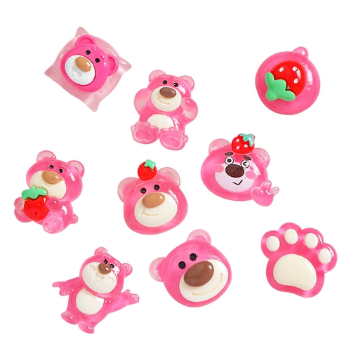 Мультяшная кремовая клубника, чехол для телефона, набор материалов ручной работы, барсетка, аксессуар для волос с аксессуарами, «сделай сам»