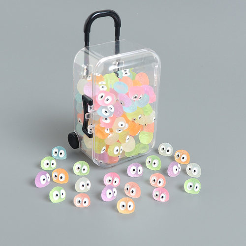 夜光迷你可爱小精灵黑炭煤球桌面小摆件diy儿童玩具树脂装饰配件 - 封面