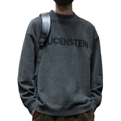 希越12针毛衣半高领针织粗线衣