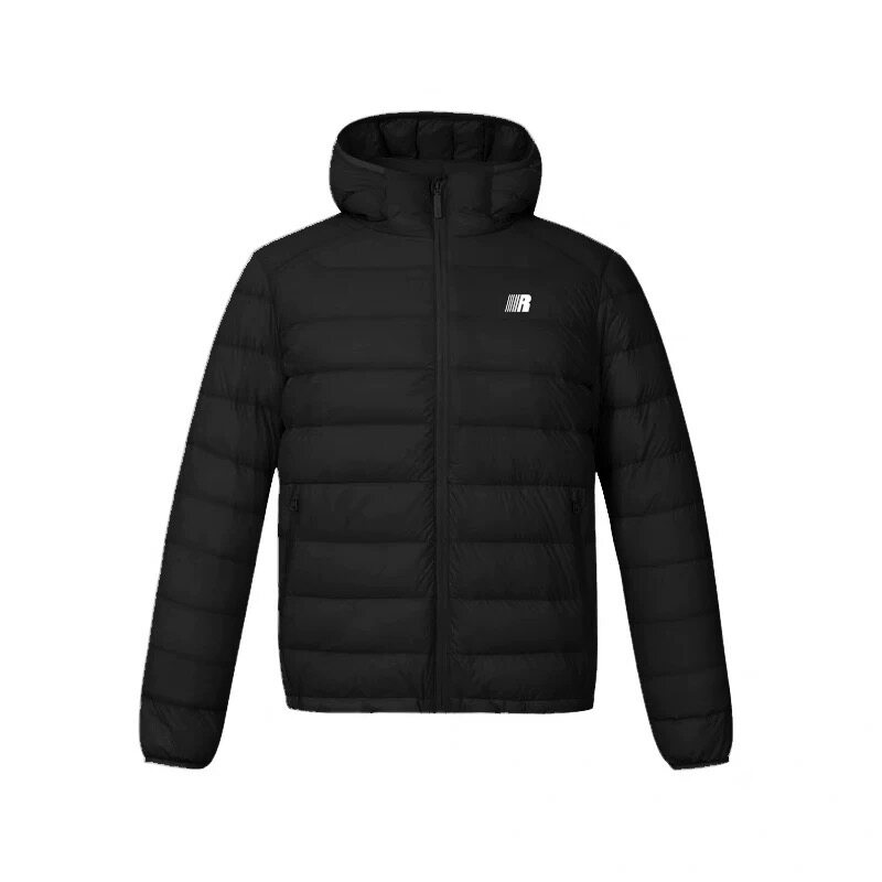 FDR内胆外套男白鸭绒毛领情侣轻薄连帽排骨羽绒服女款冬季