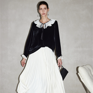 真丝丝绒上衣ML 060