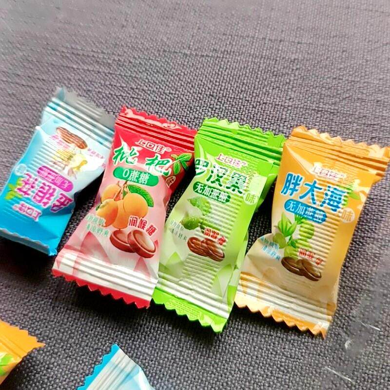 *上好佳0蔗糖清凉润喉糖薄荷糖硬糖胖大海糖果草护嗓罗汉果金银花