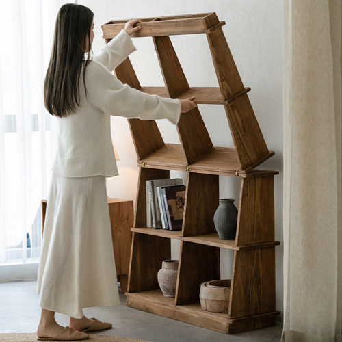 润家家居实木多功能置物架