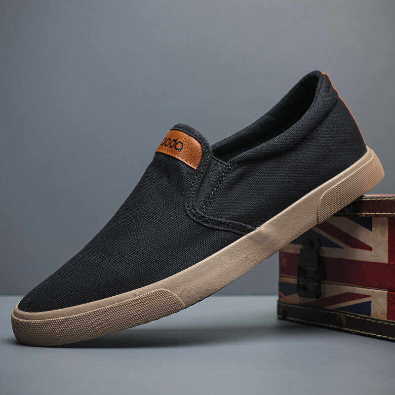 男鞋2025秋秋季单鞋软底防滑透气舒适休闲开车工作鞋帆布鞋劳保鞋,流行男鞋,布鞋,淘宝优惠券,粉丝福利购,淘宝优惠卷