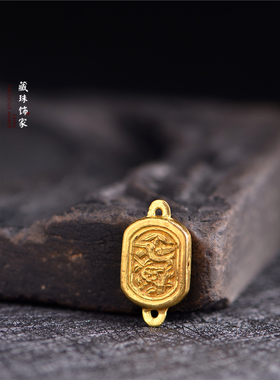 古法手工錾刻古法黄金喜上枝头金