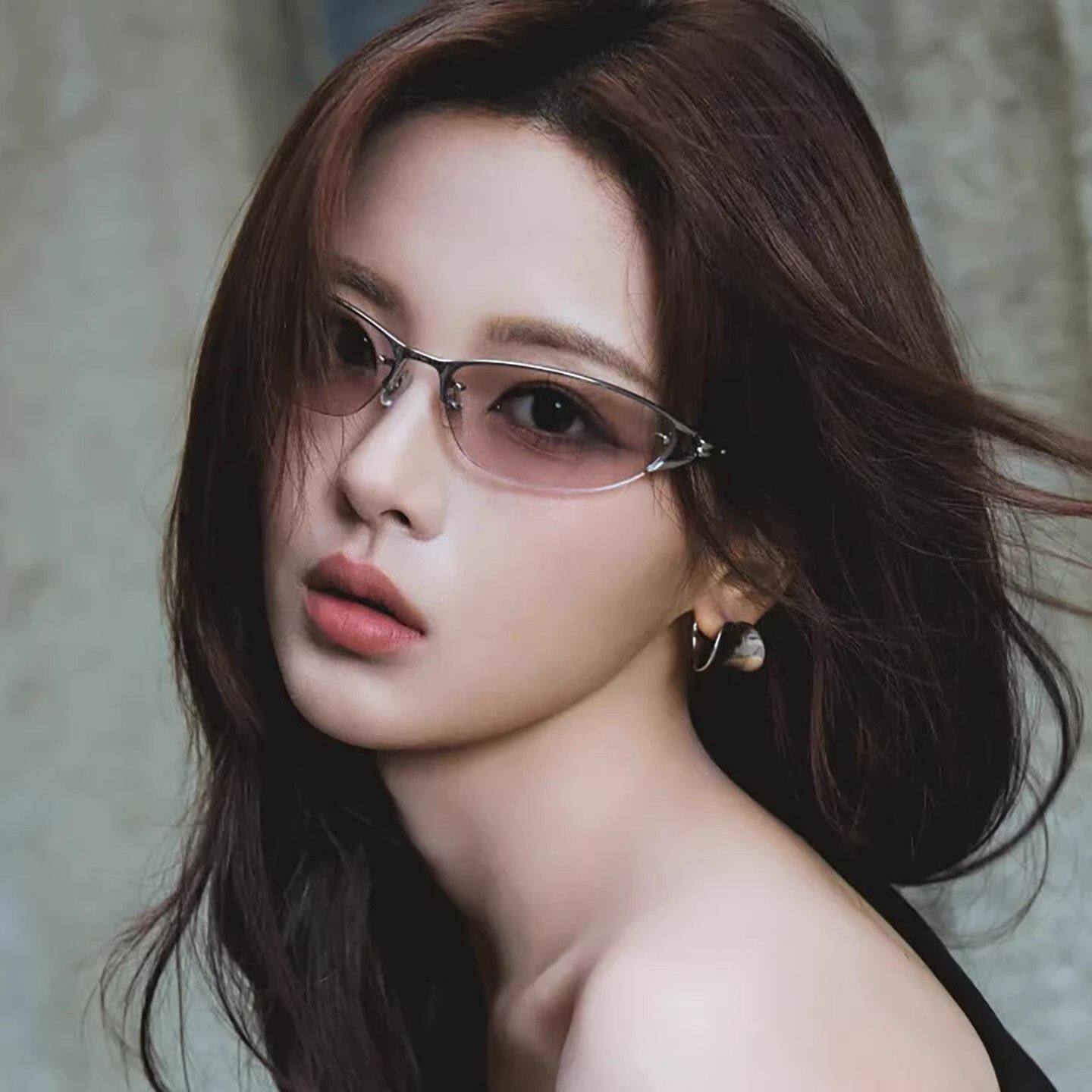 杨超越同款欧美风个性太阳镜韩版Y2k复古帅气胡先煦同款墨镜ins