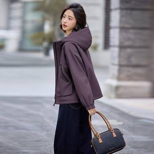 小个洋ZYI9092L派气减龄加百搭 新款 加绒外套女子短款 厚克棉服冬季