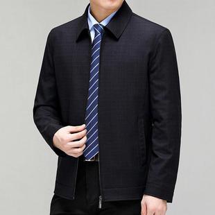 克秋货春商务休闲中老外套2361好品质男茄克衫 专柜男士 夹年装