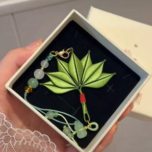 除晦气柚子叶diy妍妍露思同款材料包包车挂手机吊坠饰品成品挂件