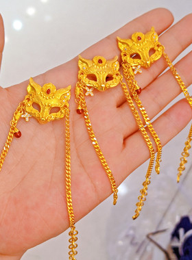 沙金镂空狐仙链条手链