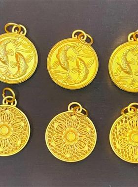 双鱼锦鲤毛衣链挂坠配饰