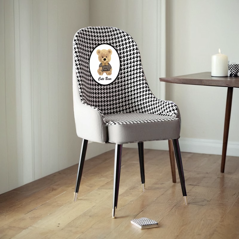 椅子套罩2024新款轻奢弧形椅子