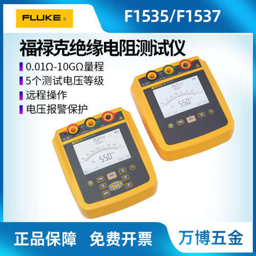 福禄克Fluke 1535绝缘电阻仪F1537数字兆欧表 高压摇表