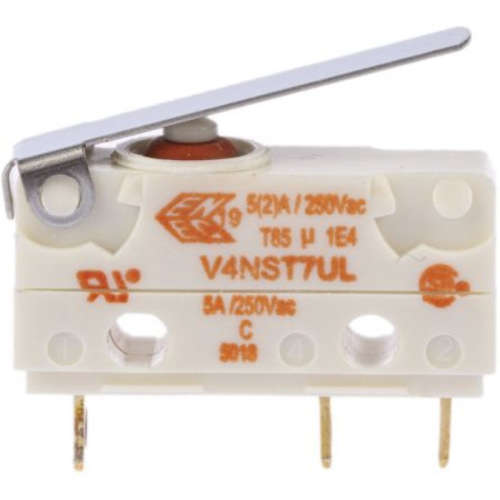 V4NST7-UL 思博 微动开关带杠杆触点额定电流5A250V