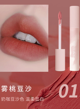 爱得菲轻柔迷雾悸动唇泥哑光雾面丝绒唇釉持妆显色防水不沾杯显白