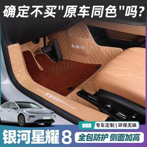 2025款星耀8专用脚垫全包围原色