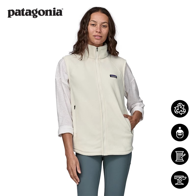 patagonia女士抓绒马甲