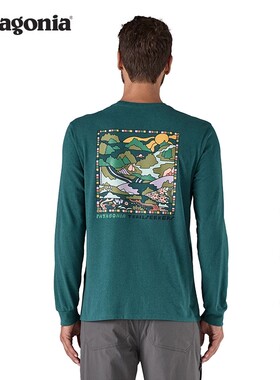 中性环保面料长袖T恤 Trailseekers 37798 patagonia巴塔哥尼亚