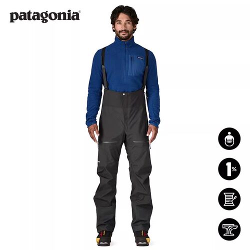 patagonia男士防水背带裤