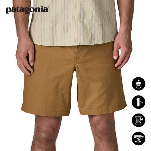 patagonia男士棉麻混纺休闲短裤