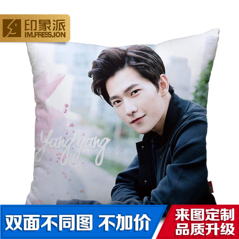 杨洋抱枕头DIY来图定做双面印真人照片定制靠垫 学生个性生日礼物在类目 居家布艺, 靠垫/抱枕中 - 来自Buy2taobao.com提供专业的淘宝代购服务
