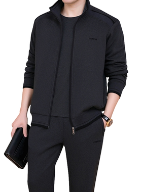 春秋外套男士休闲运动服运动套装