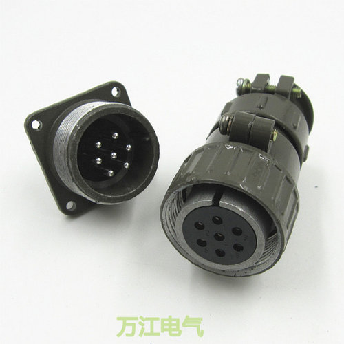 P28 7芯 航空插头 连接器 反装P28J4Q P28K4A 正装 P28K4Q P28J4A