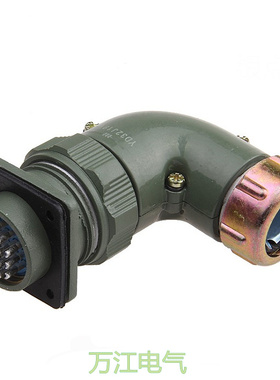 YD20 3芯10A防水弯头航空插头 连接器 YD20J3TR YD20J3TS YD20K3Z