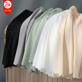 宽松白色保险裤 安全裤 可外穿不卷边冰丝打底短裤 薄款 女防走光夏季