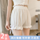 女夏薄款 jk安全裤 防走光可外穿打底裤 南瓜裤 白色宽松灯笼保险短裤