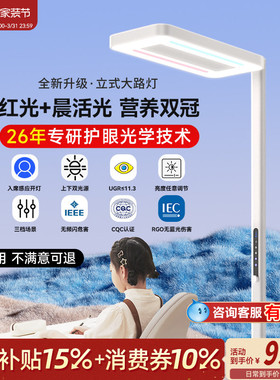 孩视宝大路灯护眼灯学习专用学生儿童阅读灯全光谱立式落地台灯e5