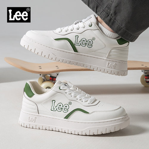 Lee百搭运动男士小白鞋