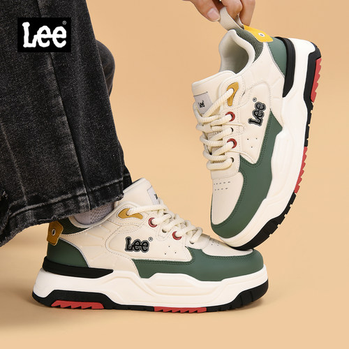 Lee春秋厚底增高板鞋男