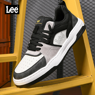 Lee鞋子男鞋2026新款拼色厚底休闲板鞋百搭潮流运动鞋高级感潮鞋