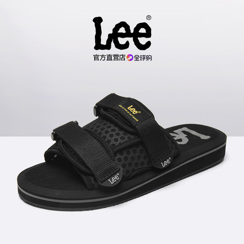 Lee解构魔术贴休闲拖鞋