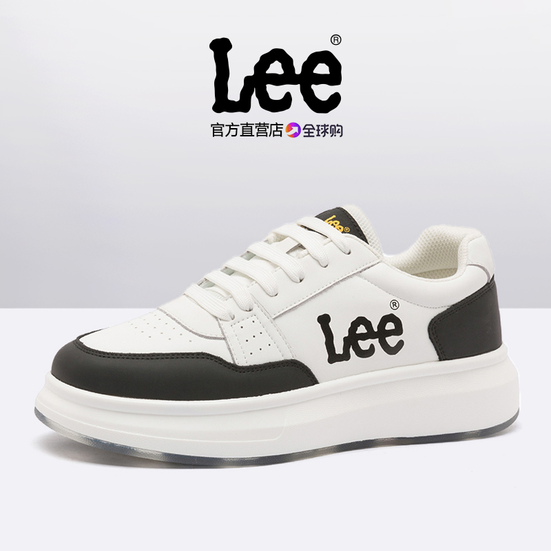 Lee熊猫拼色休闲运动板鞋