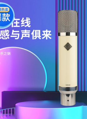 Exd m251e大振膜电容麦克风网红K歌直播录音手机电脑声卡话筒套装