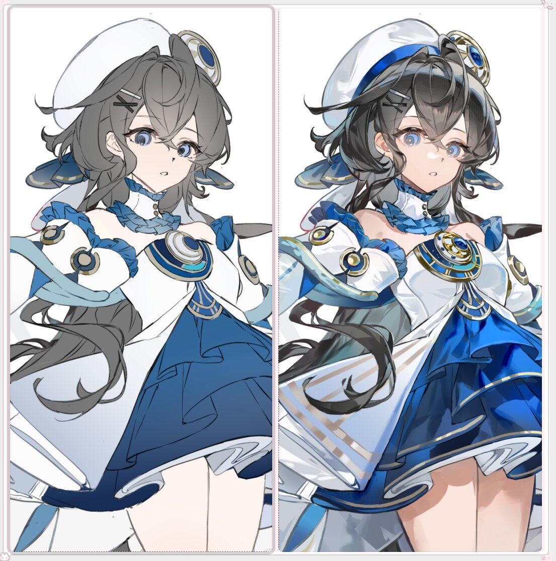 【央美专业画师】改画 红线液化 上色光影二分细化 拯救翻车稿