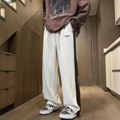 美式复古运动青少年宽松休闲裤